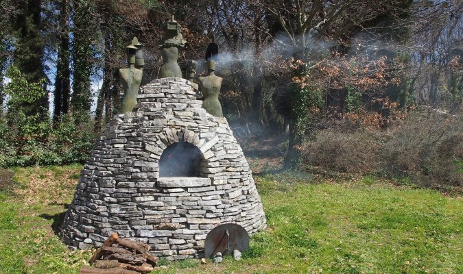 Daniel Spoerri im Giardino Seggiano, Italien 54