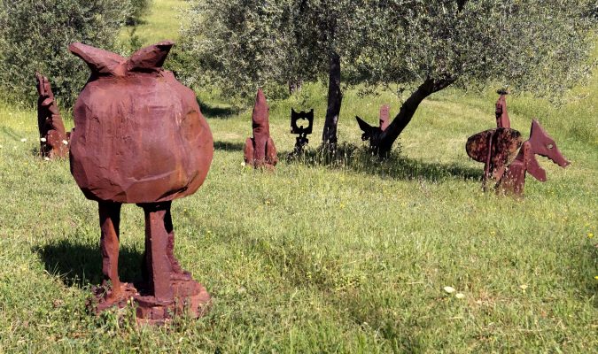 Erik Dietmann im Giardino di Daniel Spoerri 41-1