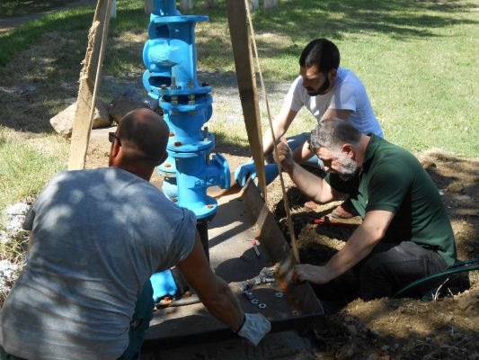 Anlegen des Skulpturengartens Il Giardino di Daniel Spoerri