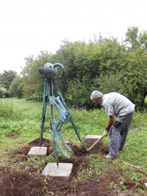 Anlegen des Skulpturengartens Il Giardino di Daniel Spoerri