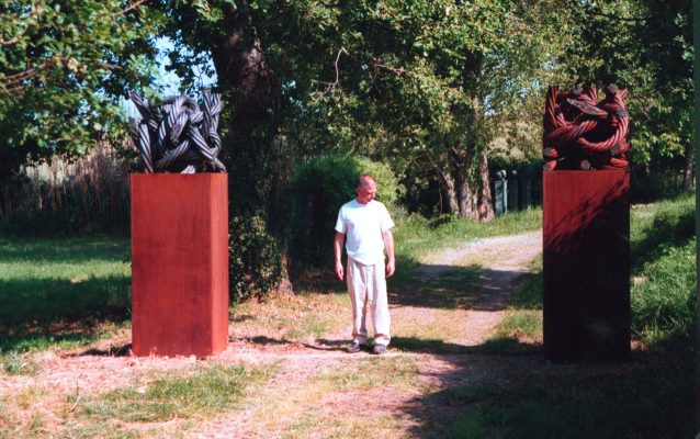 Anlegen des Skulpturengartens Il Giardino di Daniel Spoerri