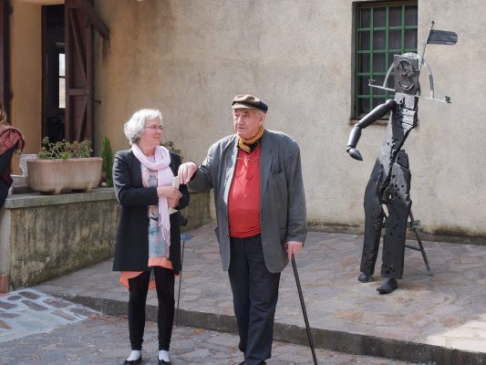 Eröffnungen im Giardino di Daniel Spoerri, Italien